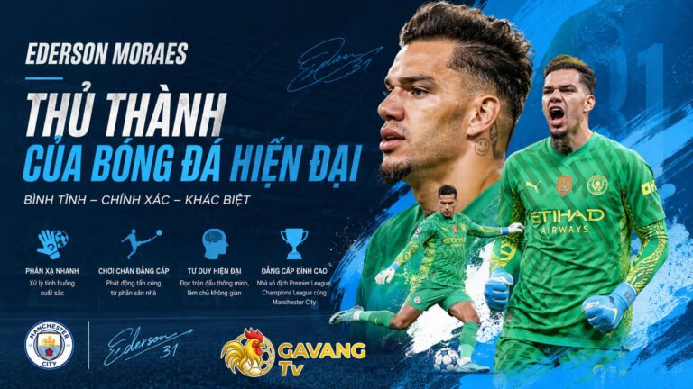 Ederson Moraes – Thủ thành của bóng đá hiện đại