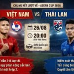 Nhận định trận đấu Việt Nam vs Thái Lan 20h00 ngày 26/8 chung kết lượt về ASEAN Cup 2026 trên Gavang TV.